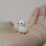 1.9cm ミニミニ ヒヨコちゃん (アイボリー)