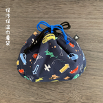 保冷保温 洗える おにぎり巾着 乗り物