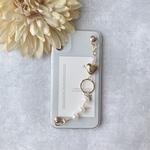 キーリングハンガー スマホバンド スマホストラップ スマホリング 全機種対応 韓国 シルバー ゴールド かわいい おしゃれ ハート スマホケース iPhone 13 13pro 13mini