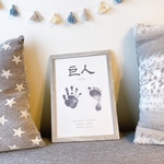 手形足型ポスター　手形アート　命名書　誕生日　バースデー