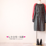 💗レトロガールシリーズ💗キュートな小花柄ミニワンピ re8
