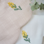 【 再々販 】ミモザ刺繍スタイ