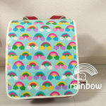 【送料無料】カラフルな虹がいっぱいのランドセルカバー