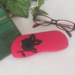 red  rose 🌹👓眼鏡ケース（red）