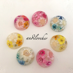 【再販】お花❤︎をいっぱい詰めこんだイヤリング/ピアス