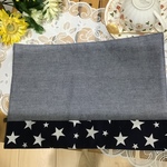 ⭐️新作です⭐️A4ダンガリー＆星❤️20×30両面ランチョンマット