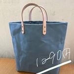 パラフィン帆布トートバック　革持ち手　GR サイズ確認