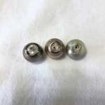 南洋黒蝶真珠　片穴　N（３個セット）