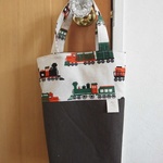 シューズバック(トレイン×茶)