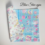 ma☆ユニコーンスイーツ×ユニコーン柄（ライトブルー）のランチョンマット 小さめ 保育園　幼稚園