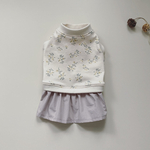 【再販】犬服*黄色いお花のワンピース*あずきクリーム