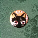 七宝焼・花とくろねこ