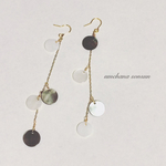 モノトーン”シェル ピアス ノンホールピアス