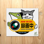 ステッカー　ドライブレコーダー録画中