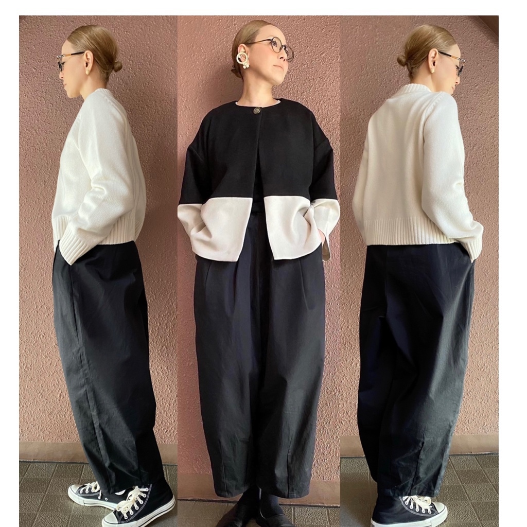 RATAさん　ゆったりボリュームサーカスパンツ レギュラー丈 b30ec9a0fe947451b553802e5f9bbe