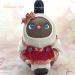 ラボット用　エプロン風被布コート