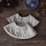 manmaru bib - White animal  -