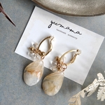 【✽NEW✽】White☓Ring　イヤリング　春