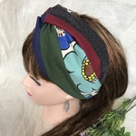 112)ターバン⁎⁺˳✧༚ハンドメイド　ヘアバンド  リボンヘアバンド