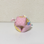 優しい布ボール★タグ★紐付き
