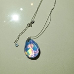 Coralie Jade's order: Star Shard (Sky Blue Red Spot) Pendant 