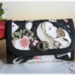 アリスのティーパーティお財布ポーチ(ブラック)2