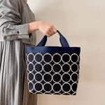 [ 再販です ] トートバッグ *⚮* tambourine navy *⚮*
