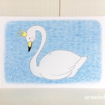 【オーダー品】白鳥＊イラスト