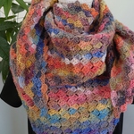 🐾上品なカラフル三角ストール🐾