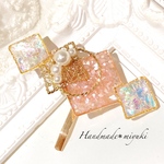 桜 ピンク パール ポニーフック