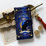 猫の魔導書 〜THE MOONLIGHT CAT〜 手帳型 iPhoneケース スマホケース 全機種対応 iPhone16