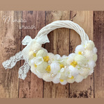 ♡春を先取り♡ミモザのニットリース♡mimosa