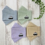 マスク　刺繡マスク　こども用マスク　パトカー