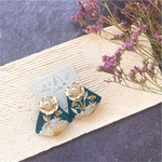 新作◆Green flowerインド刺繍レトロピアス/イヤリング◆