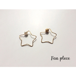 wire star ピアス