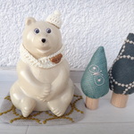しろくま貯金箱　ミナペルホネン　タンバリン　ちょうちょ　マット＆ツリー　ハンドメイド