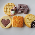 2/20＊22:00～販売予定＊半端寄せ集めSALE＊樹脂粘土クッキー５枚セット