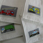 【b様オーダー品】キッズ雑巾　4枚セット　働くくるま　🚘　🚙