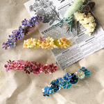 【再販】5Colorsフラワーバレッタ