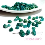 【天然石】ロシアンアマゾナイトAA++　さざれビーズ　穴あり　5-8mm　5g ハンドメイド素材