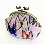 ミナペルホネン  がま口ポーチ