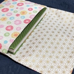 パステルカラー梅柄ピンク＊御朱印帳入れ