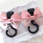 【再×４販】♡ベビーカーフック♡ピーチ×ミルクティー♡