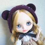 【オーダー品】パールのくまのかぶりもの