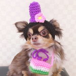  犬用＆猫用 お内裏様帽子🎎🍡🌸 ひな祭り ひし餅