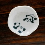 豆皿　パパンダ🐼🐼B柄　61-mz-pa