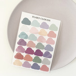 海外ステッカー　FLAKY CLOUDS