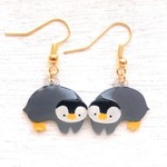ゆらゆらペンギンのピアス（イヤリング）