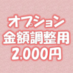 【金額調整用】2000円