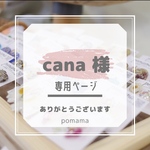 cana様　専用ページ